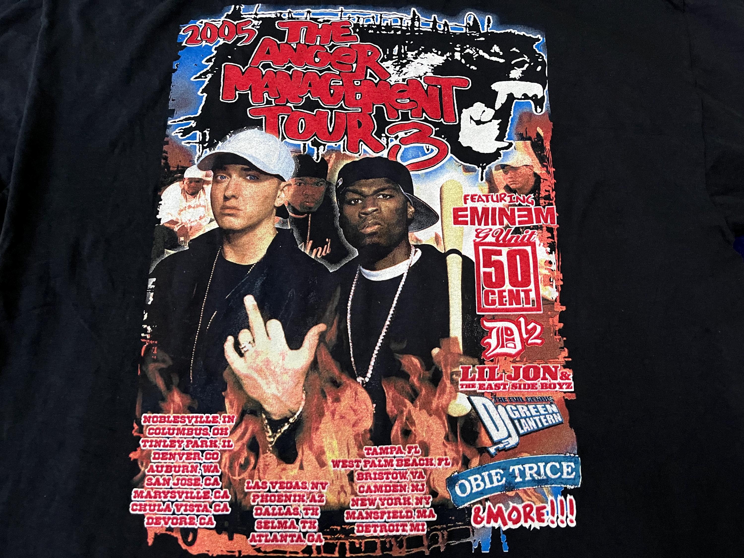 Vintage the Anger Management 2005 Tour 3 Eminem 50 Cent D12 Lil
