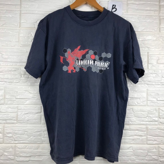 linkin park Tシャツ　ビンテージ2002 Mサイズ Vintage Linkin Park American Rock Band Hybrid Theory 2002 L