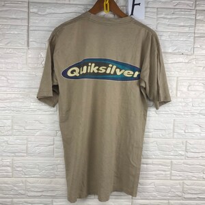 Vintage Quiksilver Brand Of Surf Spellout Big Logo 90s M Size T Shirt