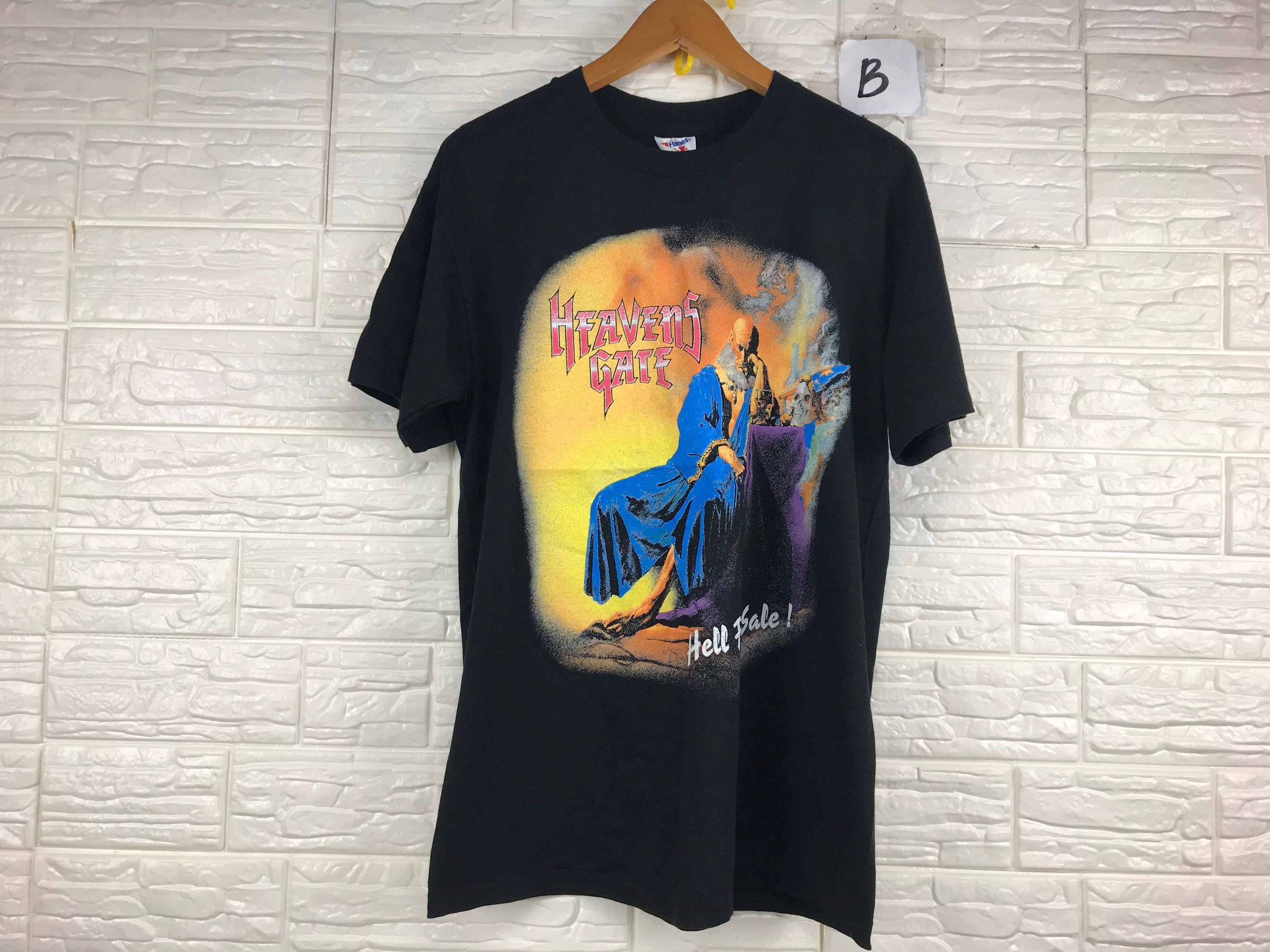 Vintage Heavens Gate Germany Heavy Metal Japan Tour 93 L