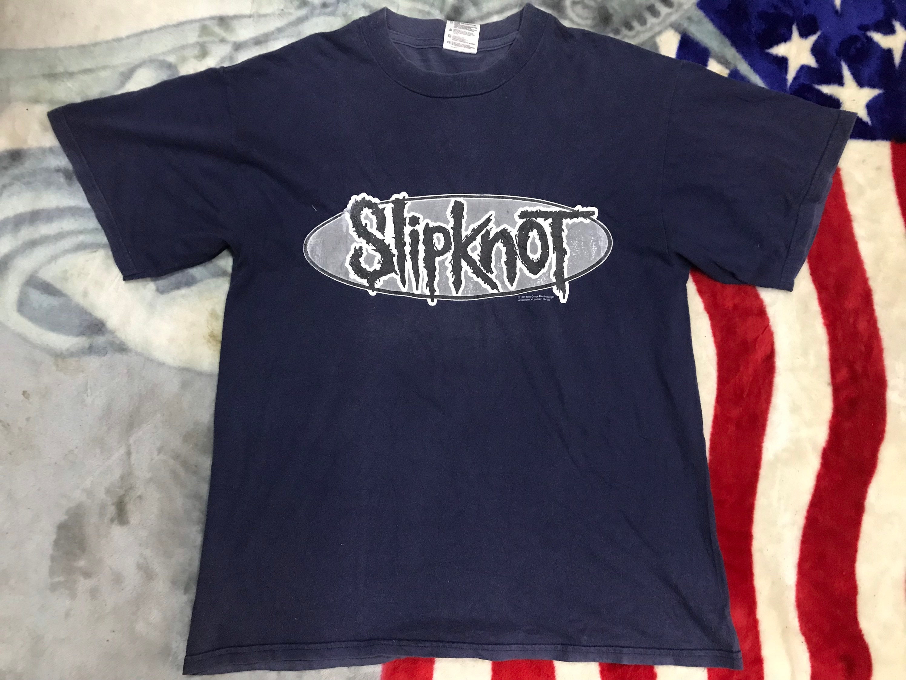 Vintage Slipknot American Heavy Metal 1999 Blue Grape