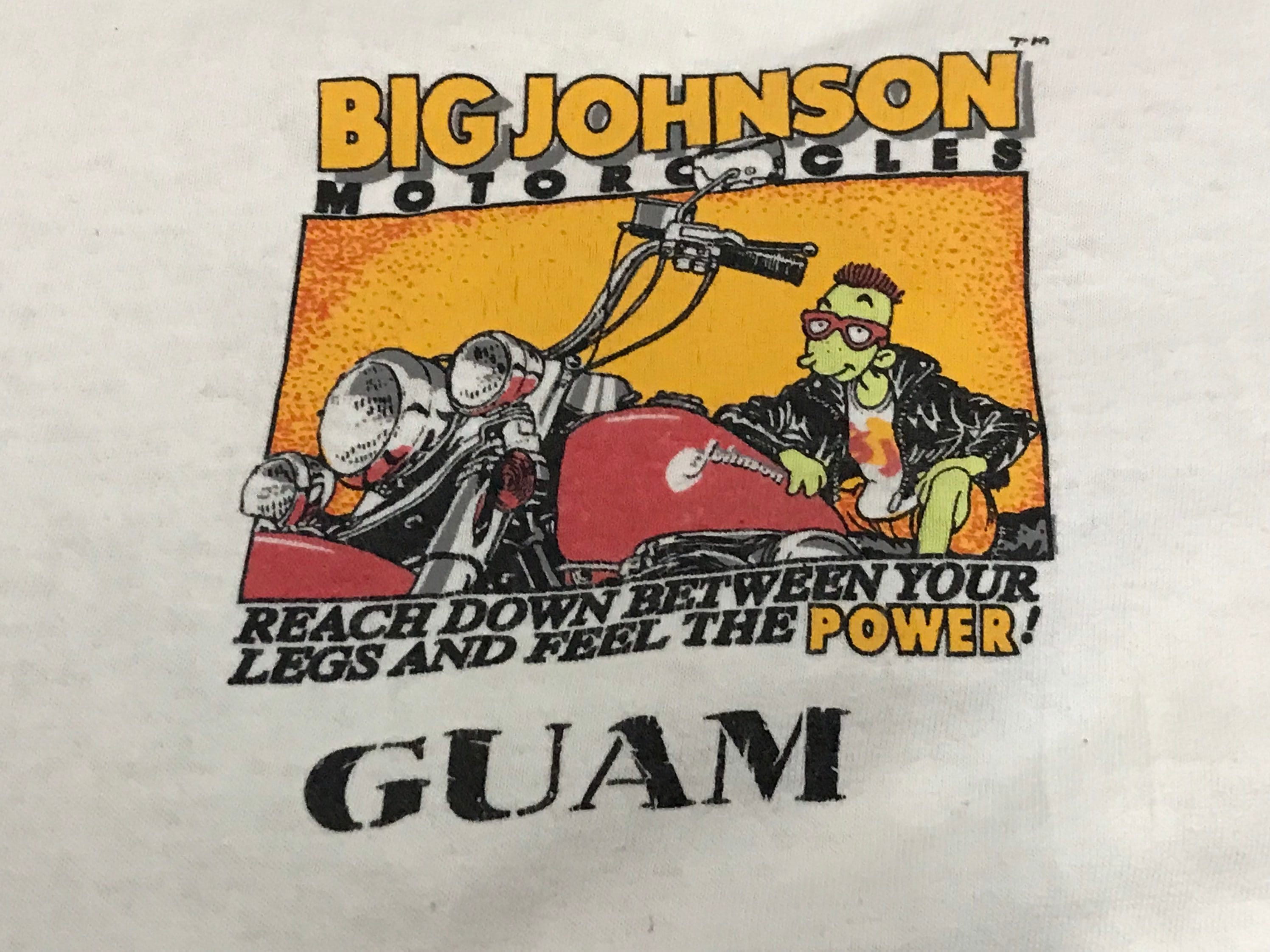 Big Johnson Motorcycles Tシャツ 旧タグ Vintage Big Johnson Motorcycles Guam 90s Xl Size T Shirt - Etsy