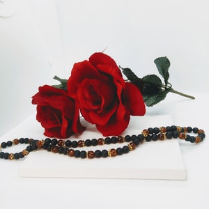 Hand Strung Glass Beaded Necklace, quality made costume jewelry,male or female, mother or father gift, friend, brother, or co-worker present