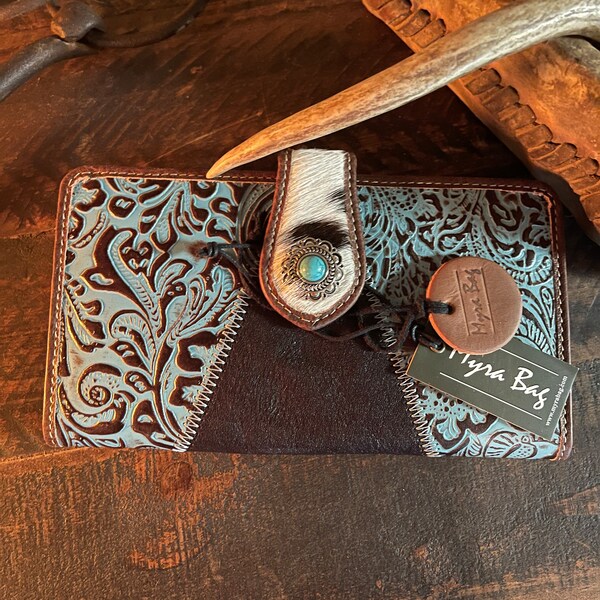 Cowhide Wallet Etsy
