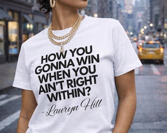 Lauryn Hill Lyrics T-Shirt | Minimalist Hip Hop Tee