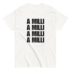 A Milli Tribute Tee – 100% Cotton Lil Wayne Lyric Shirt, Hip Hop Streetwear Vibes!