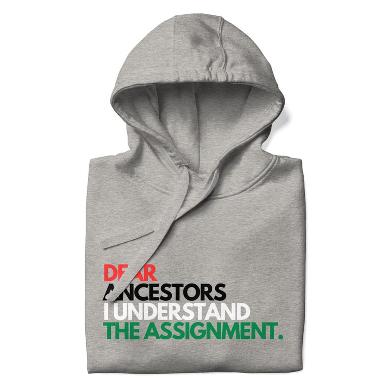 Dear Ancestors Gray Unisex Hoodie