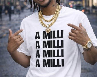 A Milli Lil Wayne Lyric Shirt | Minimal Tee for Hip Hop Enthusiasts & Creative Vibes