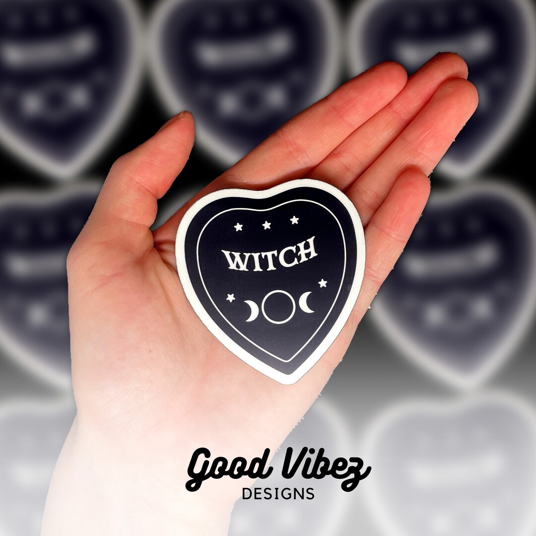 Witch Planchette Magnet Magnet Fridge Magnet Handmade Halloween Spooky ...