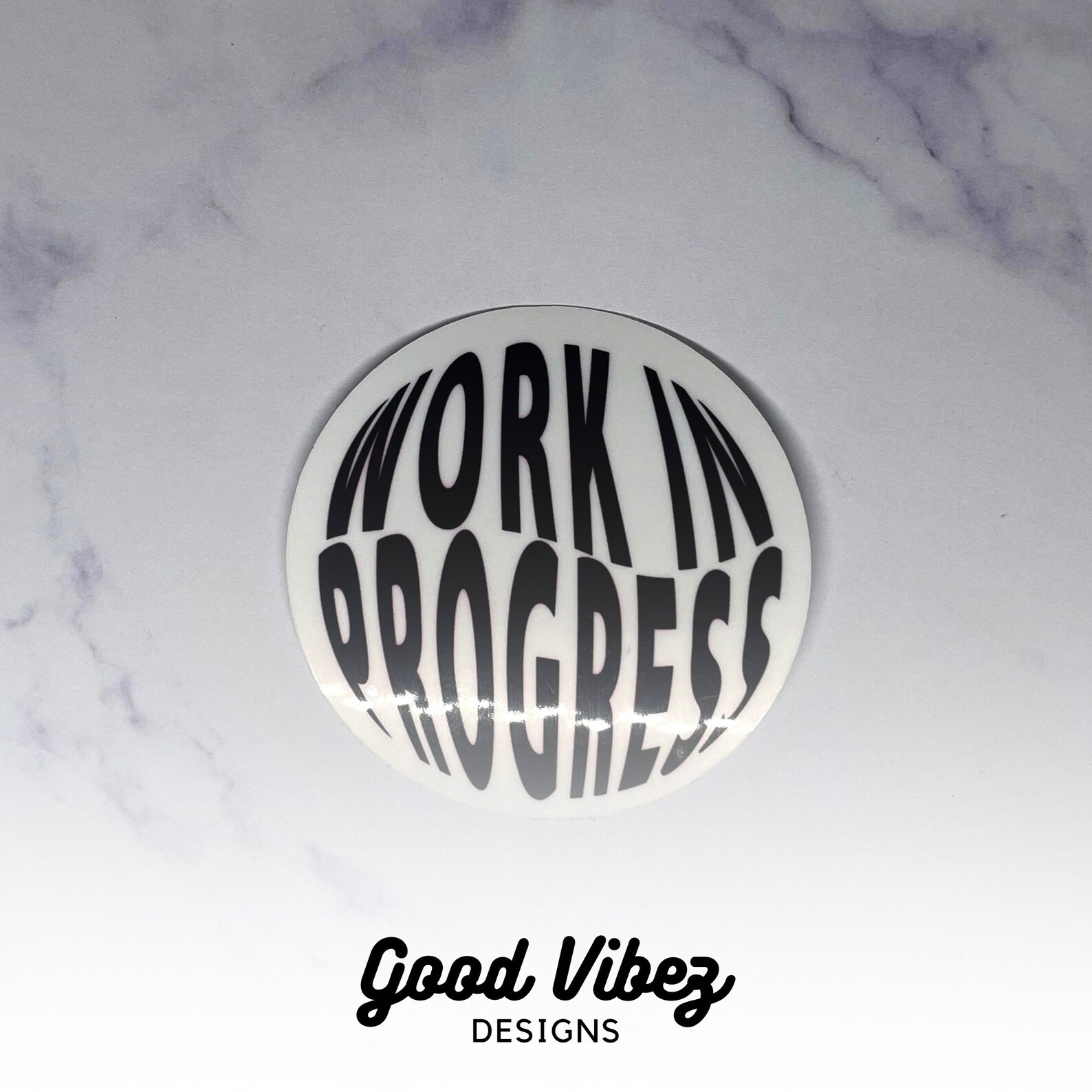 Work in Progress Sticker Vinyl Sticker Mental Health - Etsy