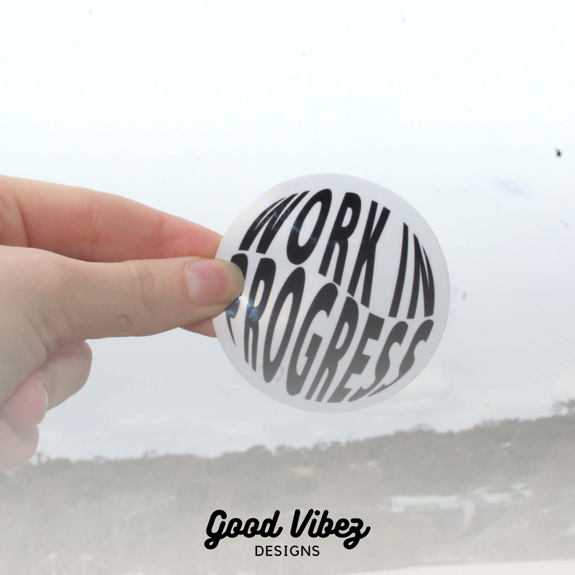 Work in Progress Sticker | Vinyl Sticker | Mental Health Sticker ...