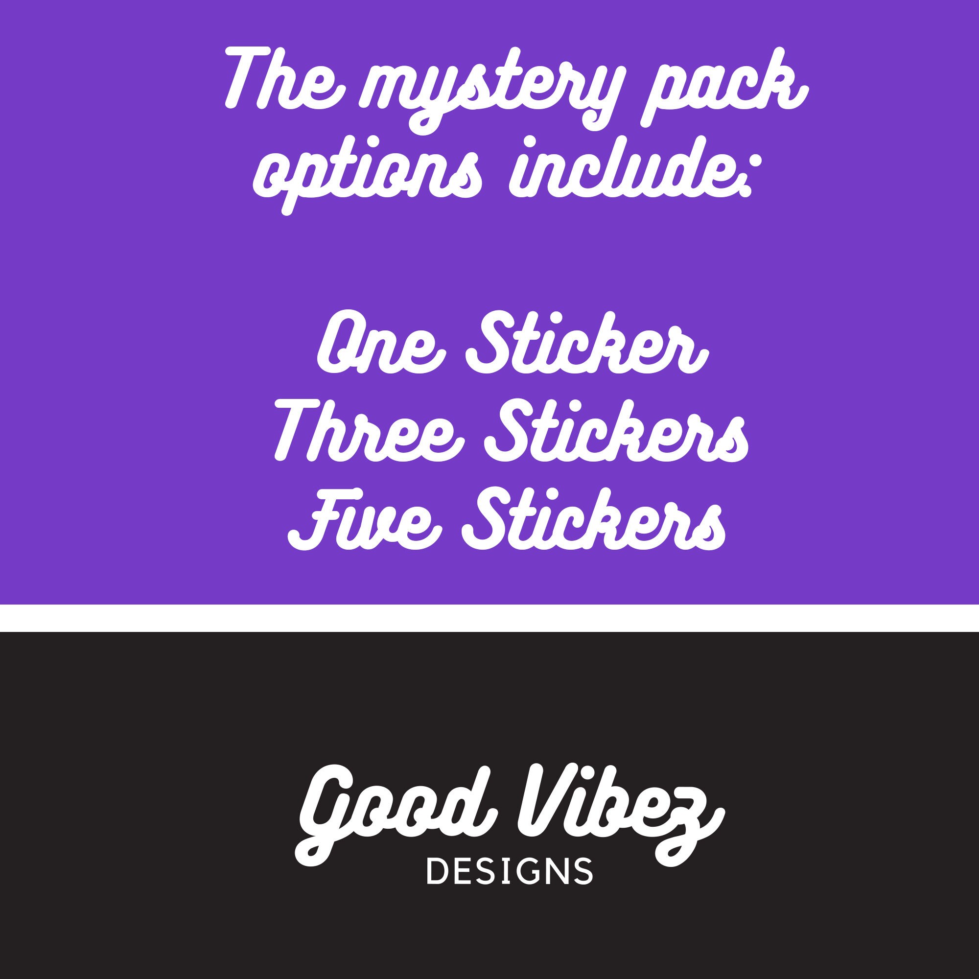 Mystery Sticker Pack | Vinyl Sticker | Mental Health Sticker | Vinyl ...