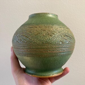 Nicht zugeschriebene Studio Keramik Vase, Alberta, Kanada