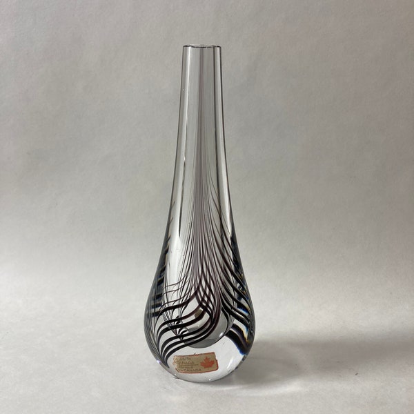 Vase en cristal soufflé par Roberto De Marchi Canada