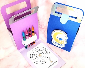 Ramadan Coloring Boxes, Ramadan Custom Activity Boxes, Gift Box, Eid Candy Box, Eid Crayon Box, Eid Personalized Coloring Boxes,Activity box