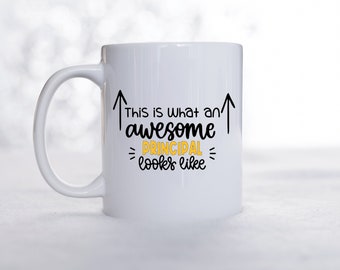 Best Principal's Coffee Mug, Personalized Coffee Mug, Custom Mug, teacher appreciation Mug,  Coffee Cup, Customized Gift, Principal's  gift