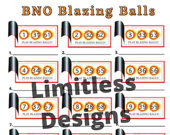 Digital File - BNO Blazing Balls (mixed and straight)