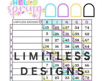 Hello Spring Bingo (mixed & straght)