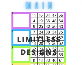 Main 1 Bingo Block (mixed only)