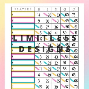 Candy Bingo (mixed & straight)