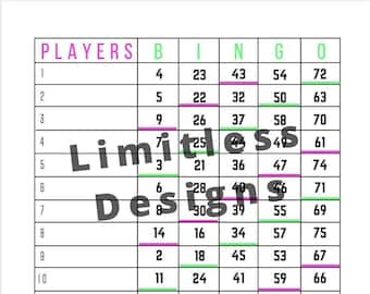 Double Chance Bingo Boards