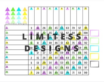 Triangles Grid (Mixed & Straight)