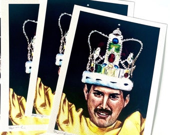 Freddie Mercury Royalty Prints