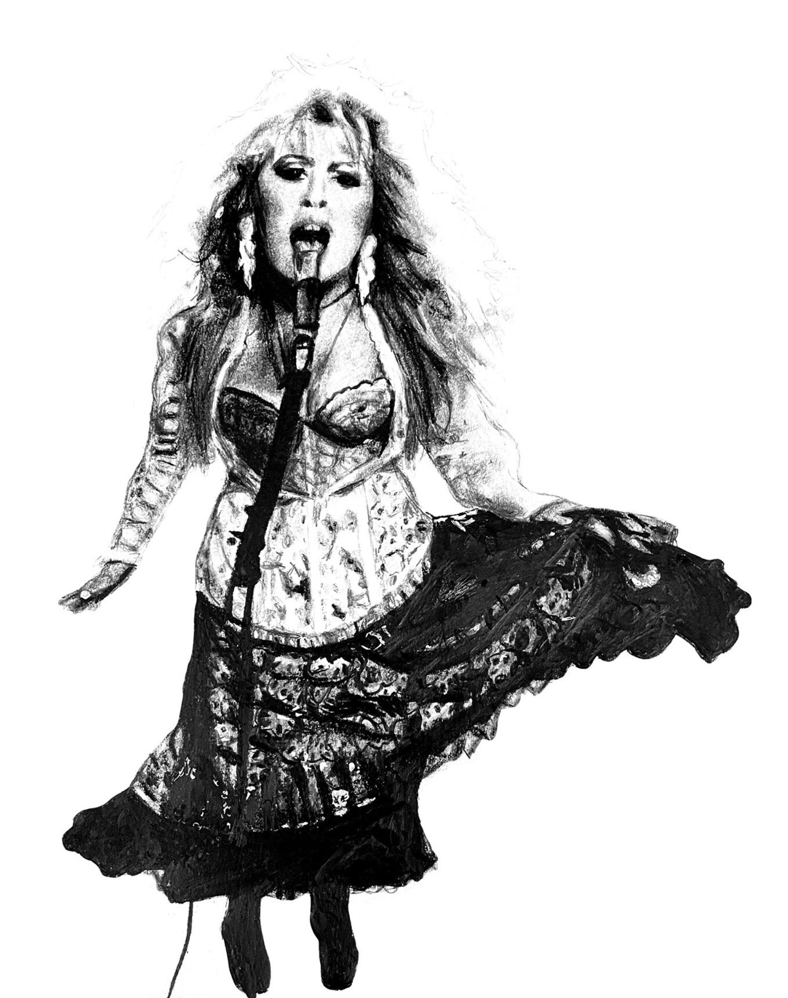 Stevie nicks seven wonders print 1 etsy