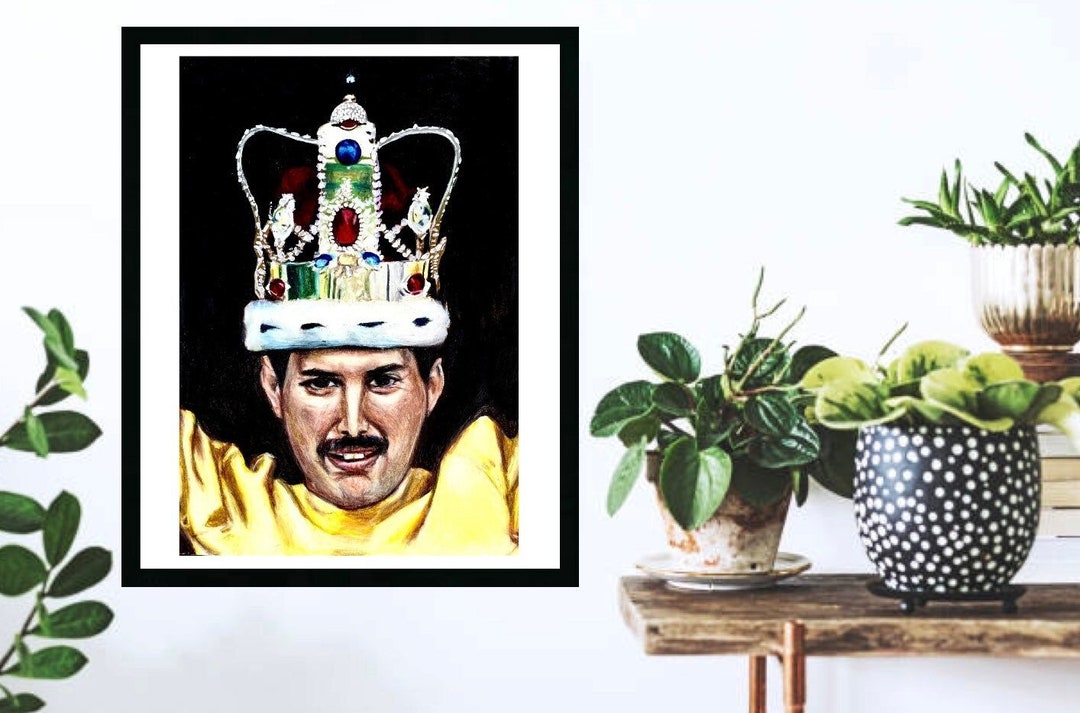 Freddie Mercury Royalty Prints Etsy