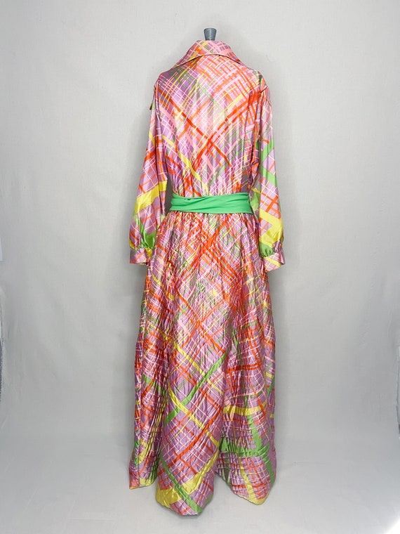 Vintage 1970s At Home Wear by Van Raalte Rainbow … - image 3