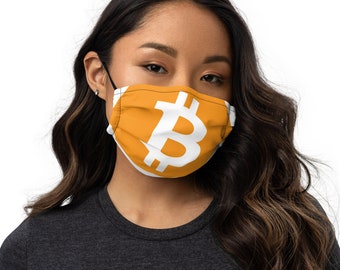 Bitcoin Premium face mask