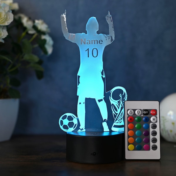 Personalisierte LED Torjubel Lampe - Einzigartiges Licht für Fußballfans