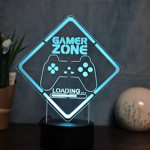 Unique LED Gaming Lamp for Perfect Gaming Setup and Room Decoration - Ideal Gift for Gamers&quot;