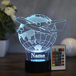 Personlig flygplanslampa i present till flygplansälskare och piloter.