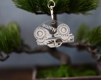 Personalized Monster Truck Keychain - Perfect Gift for Boys and Monster Truck Fans