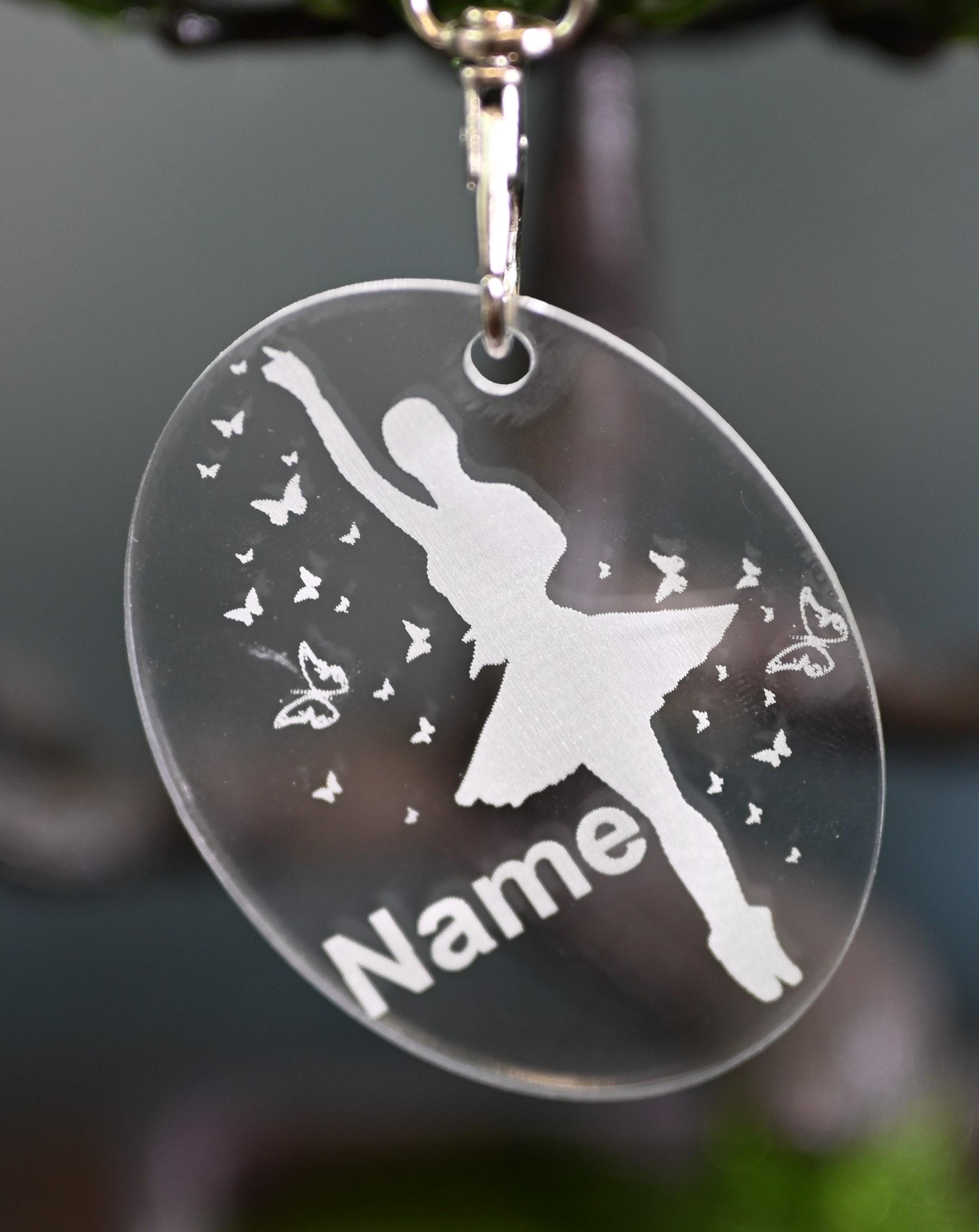 Callerina Key Personalized Ballerina Pendant - Gift Idea for Dancers, Gift for ...