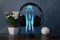 Personalized LED headphone holder, gaming decoration gift idea for gamers and gamblers