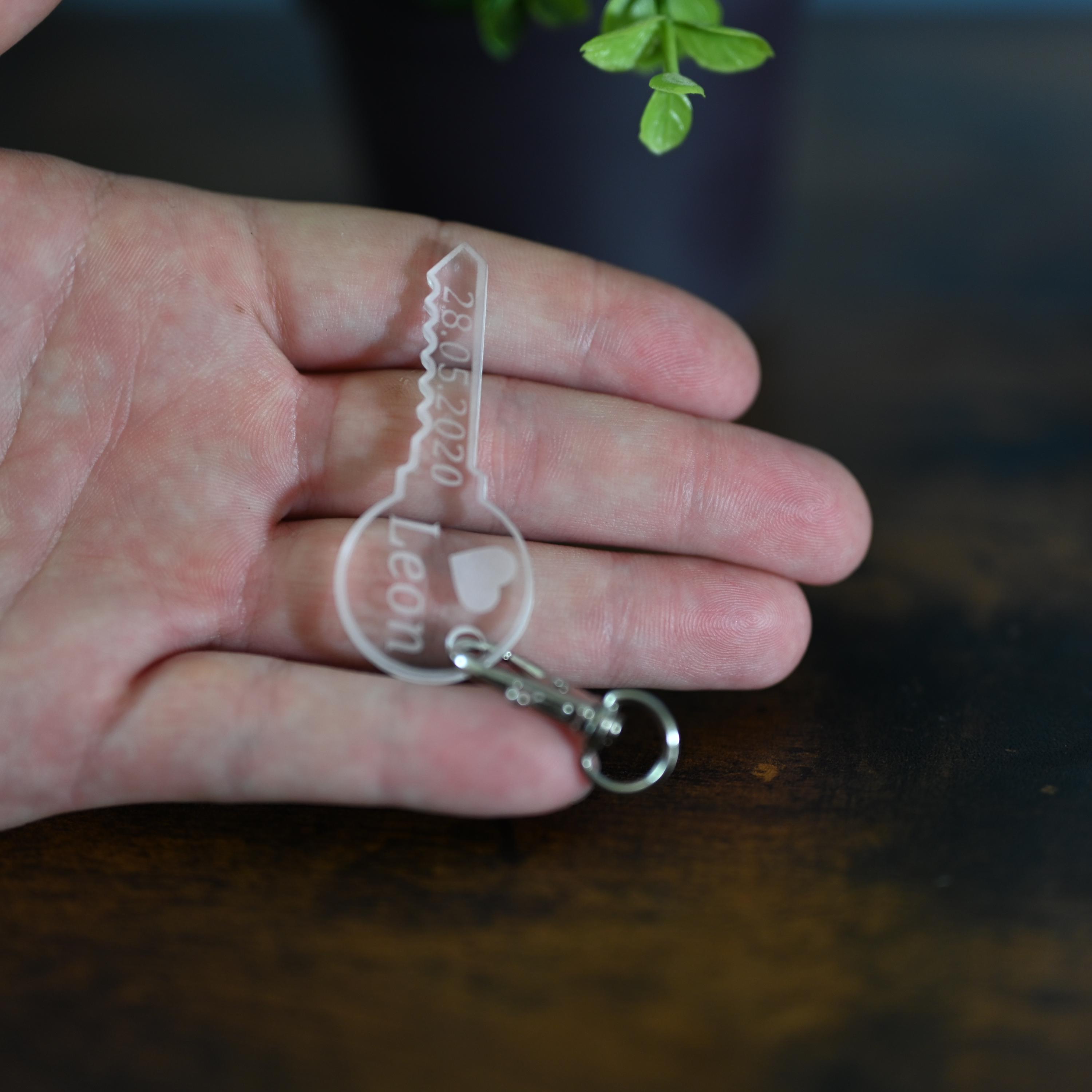 Key Ring Present Set of 2 Personalized Couple Key Rings - Gift Ideas for Couples - Etsy