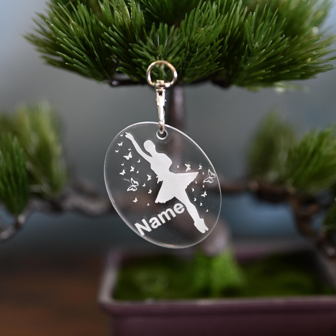 Callerina Key Personalized Ballerina Pendant - Gift Idea for Dancers, Gift for ...