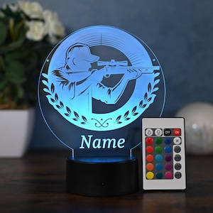 Idées cadeaux de lampes de tir personnalisées pour les festivals de tir, les clubs de tir et les chasseurs