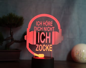 Lampe de décoration gaming décoration de bureau, idée cadeau pour gamers gamers