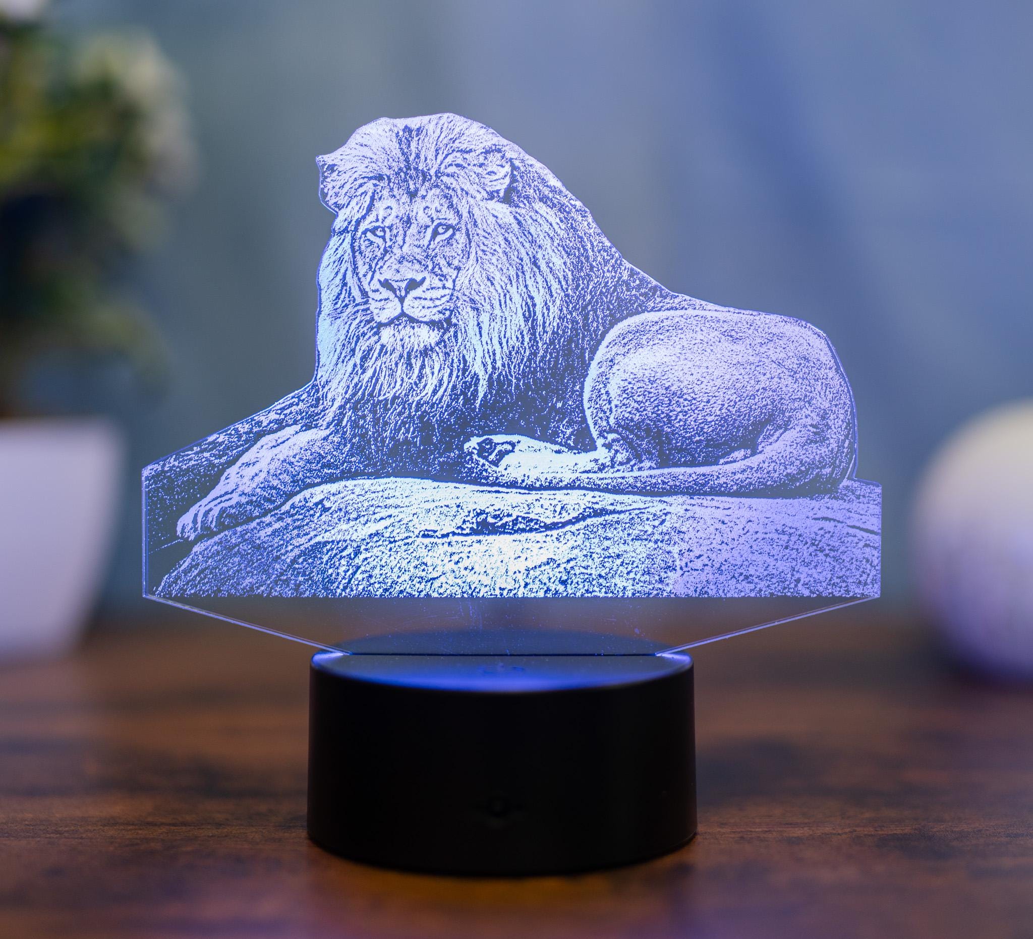 Veilleuse Lion ou Zèbre 2-en-1