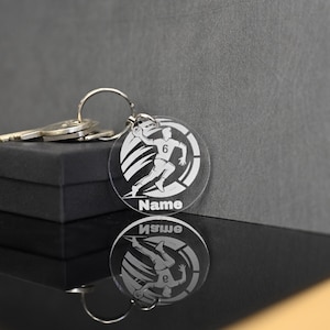 Personalized handball key pendant gift ideas for handball players, birthday gift handball player, handball club gift