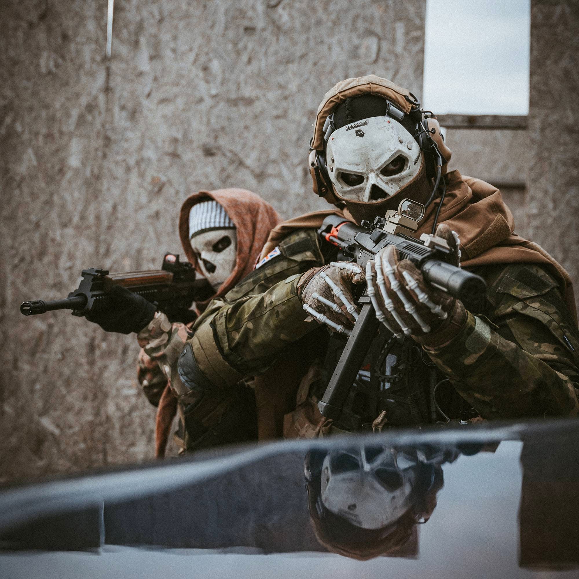 Ghost mask V2 Operador MW2 airsoft -  Portugal