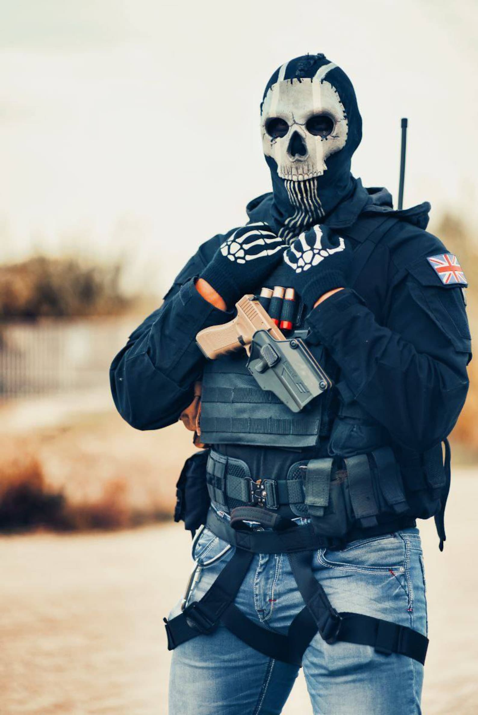 Mw2 Ghost Mask Etsy Canada