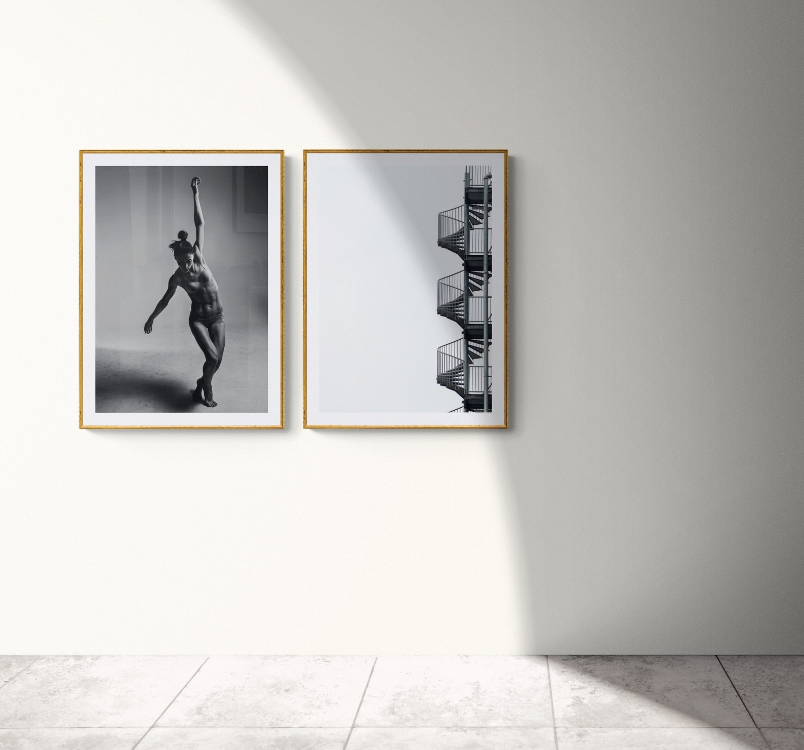 Gallery Wall Set of 2 Black and White wall art prints | Etsy