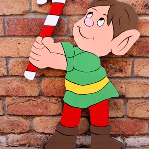 Candy Cane Christmas Elf, Garden Cutouts, Yard Art, Outdoor decorations, Outside Yard Decor, Christmas Cutouts, Christmas Decorations