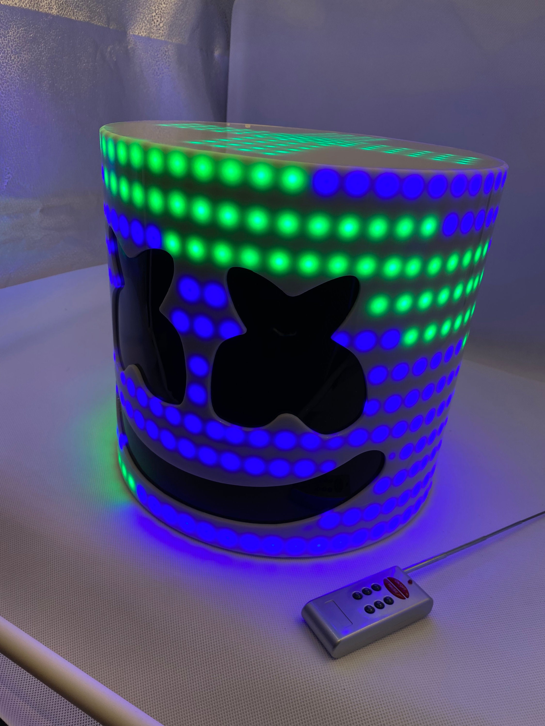 Dj Marshmellow Helmet LED Changing Shining Helmet Party props Etsy