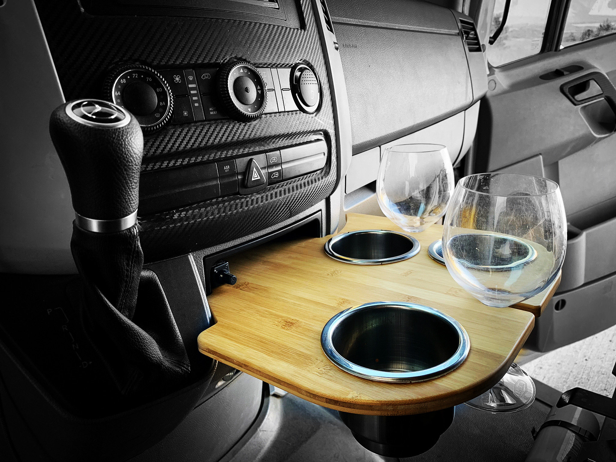 Sprinter Snack Tray Cup Holder 20072018 Bamboo Etsy