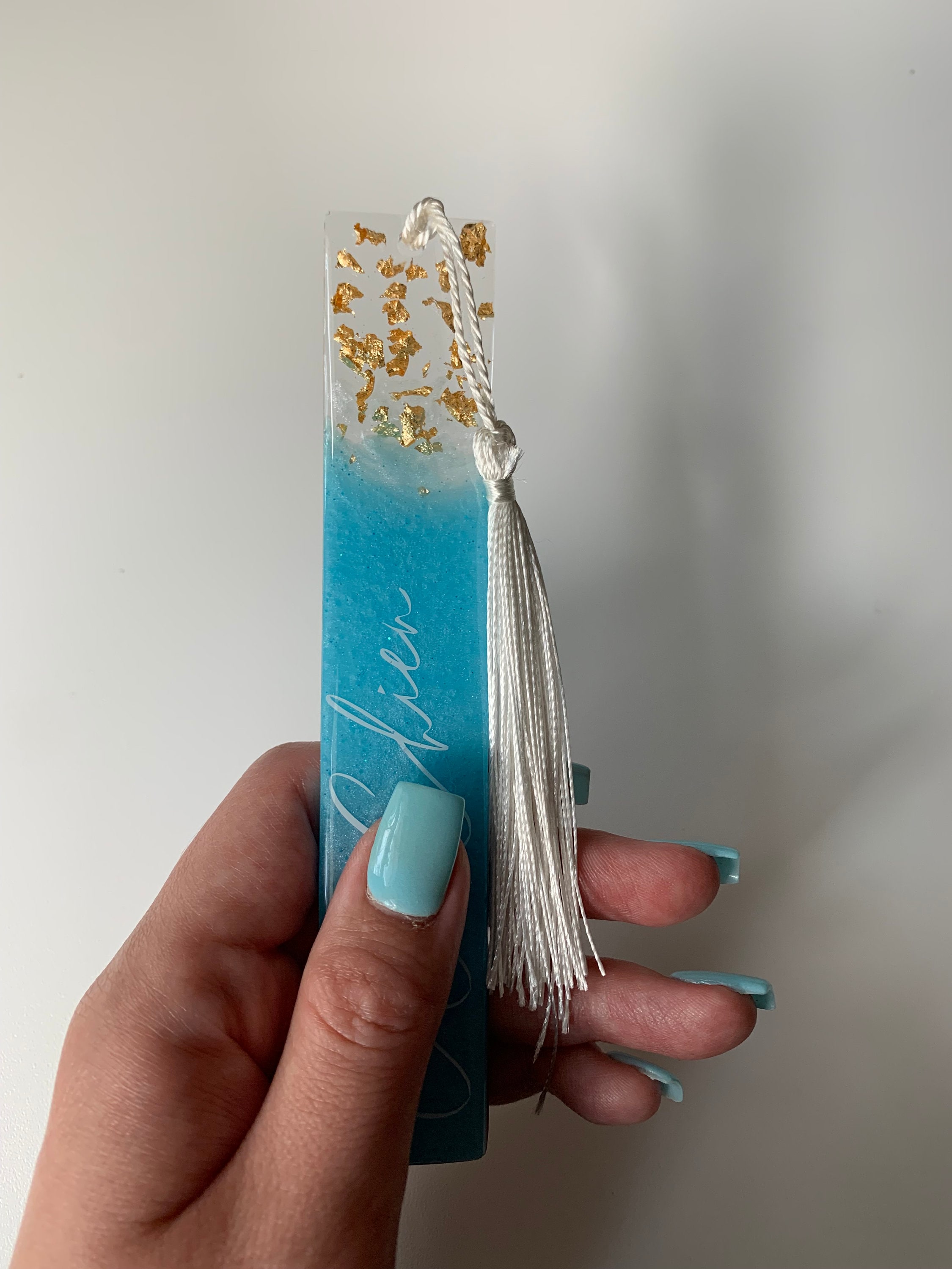 Personalized Bookmarks Handmade Resin Bookmarks Etsy